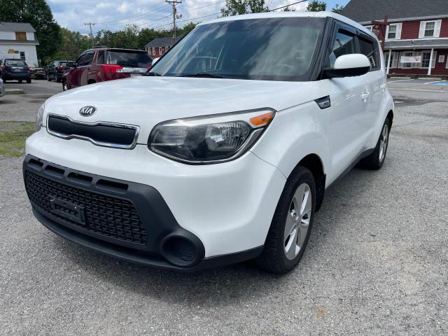 KNDJN2A24F7213664 - 2015 KIA SOUL WHITE photo 2