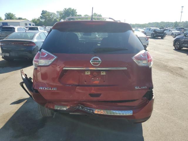 5N1AT2MV0FC807635 - 2015 NISSAN ROGUE S RED photo 6