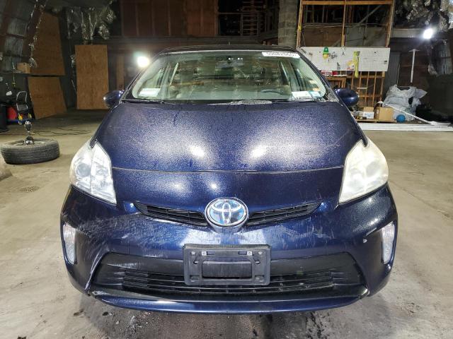JTDKN3DU2D1706654 - 2013 TOYOTA PRIUS BLUE photo 5