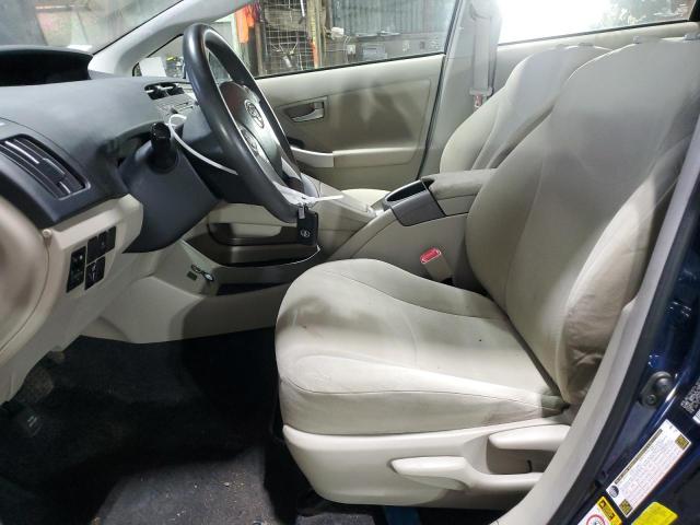 JTDKN3DU2D1706654 - 2013 TOYOTA PRIUS BLUE photo 7