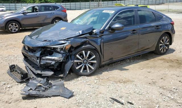 19XFL1H76PE008596 - 2023 HONDA CIVIC EXL ნაცრისფერი ფოტო 1