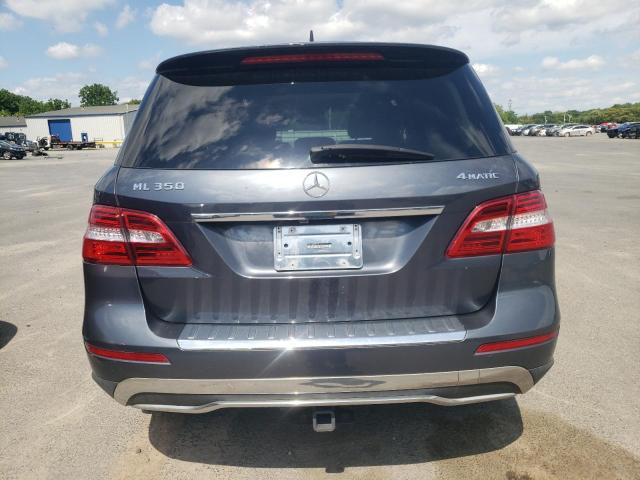 4JGDA5HB4DA121725 - 2013 MERCEDES-BENZ ML 350 4MATIC BLUE photo 6