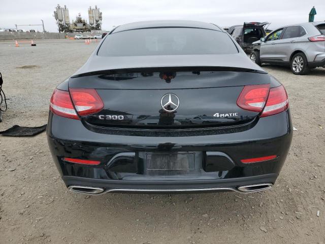 WDDWJ4KBXJF645188 - 2018 MERCEDES-BENZ C 300 4MATIC BLACK photo 6