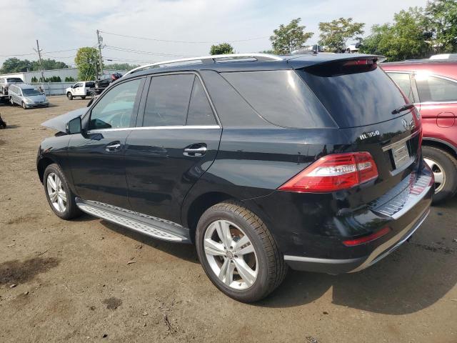 4JGDA5HB7DA233614 - 2013 MERCEDES-BENZ ML 350 4MATIC BLACK photo 2