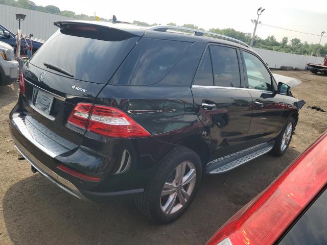 4JGDA5HB7DA233614 - 2013 MERCEDES-BENZ ML 350 4MATIC BLACK photo 3