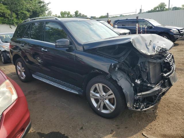4JGDA5HB7DA233614 - 2013 MERCEDES-BENZ ML 350 4MATIC BLACK photo 4