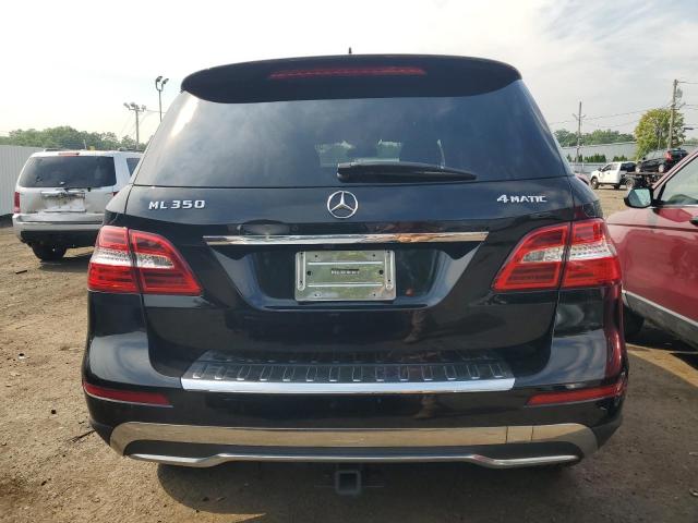 4JGDA5HB7DA233614 - 2013 MERCEDES-BENZ ML 350 4MATIC BLACK photo 6