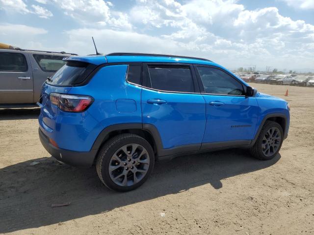 3C4NJDEB9MT549533 - 2021 JEEP COMPASS 80TH EDITION BLUE photo 3