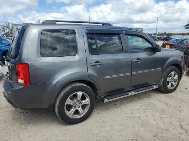 5FNYF3H59CB022412 - 2012 HONDA PILOT EXL GRAY photo 3