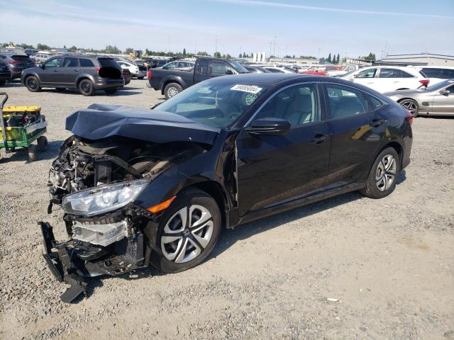 2HGFC2F57HH543399 - 2017 HONDA CIVIC LX BLACK photo 1