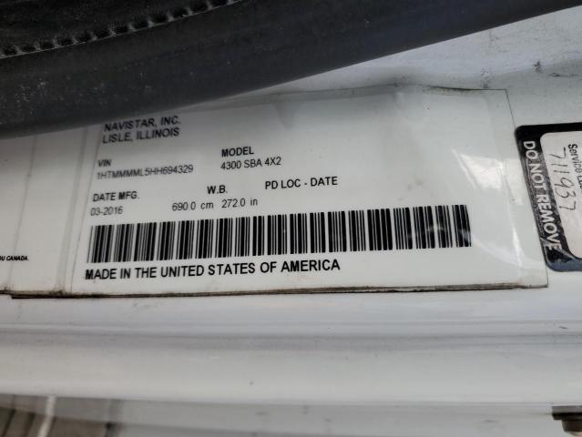 1HTMMMML5HH694329 - 2017 INTERNATIONAL 4000 4300 银色 照片 13