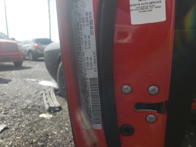 2C3CDZFJ4GH256142 - 2016 DODGE CHALLENGER R/T SCAT PACK RED photo 12