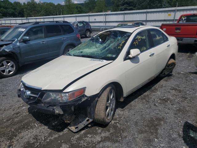 JH4CL969X4C040569 - 2004 ACURA TSX WHITE photo 1