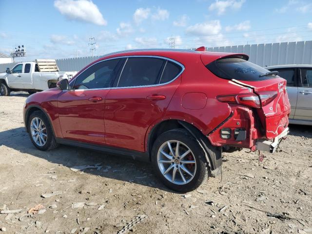 ZASFAKBN0J7B61685 - 2018 ALFA ROMEO STELVIO TI RED photo 2
