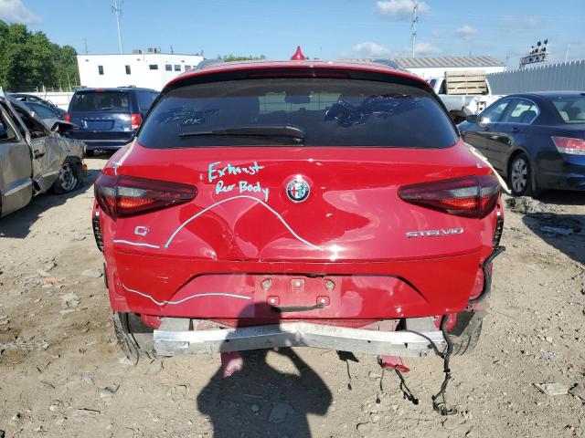 ZASFAKBN0J7B61685 - 2018 ALFA ROMEO STELVIO TI RED photo 6