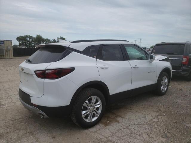 3GNKBCRS2KS636060 - 2019 CHEVROLET BLAZER 2LT WHITE photo 3