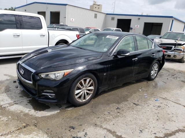 JN1BV7AP7EM691853 - 2014 INFINITI Q50 BASE BLACK photo 1