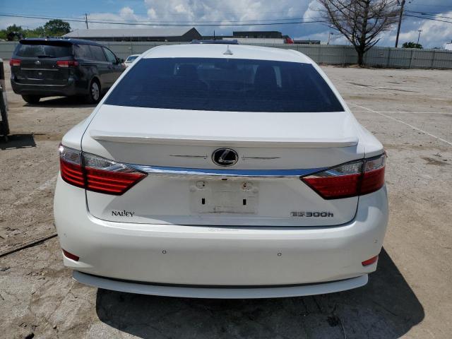 JTHBW1GG7D2027026 - 2013 LEXUS ES 300H WHITE photo 6