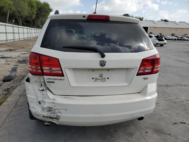 3D4GH67V09T167179 - 2009 DODGE JOURNEY R/T WHITE photo 6