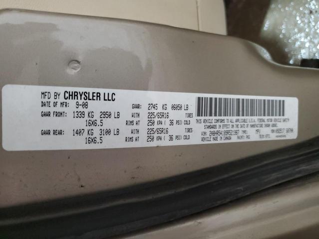 2A8HR54189R521987 - 2009 CHRYSLER TOWN & COU TOURING 金色 照片 14