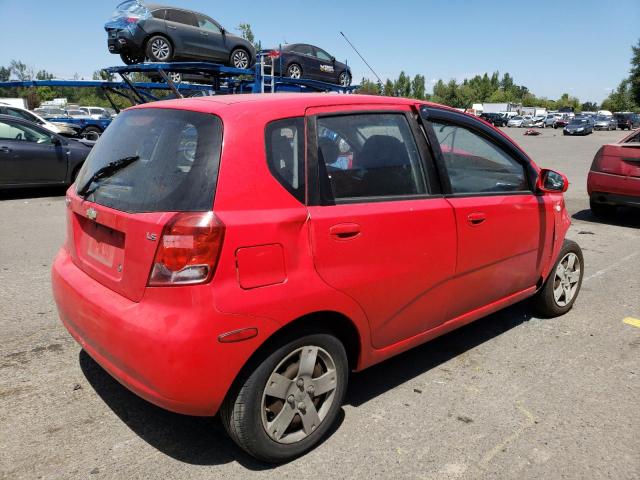 KL1TD66638B076996 - 2008 CHEVROLET AVEO BASE RED photo 3