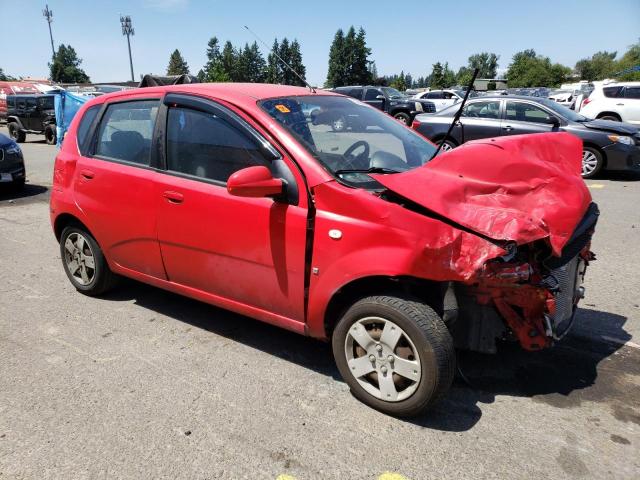 KL1TD66638B076996 - 2008 CHEVROLET AVEO BASE RED photo 4