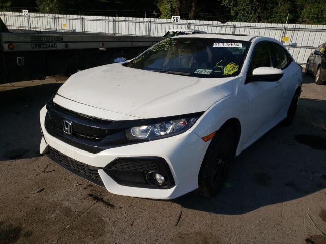 SHHFK7H67KU412764 - 2019 HONDA CIVIC EX WHITE photo 2