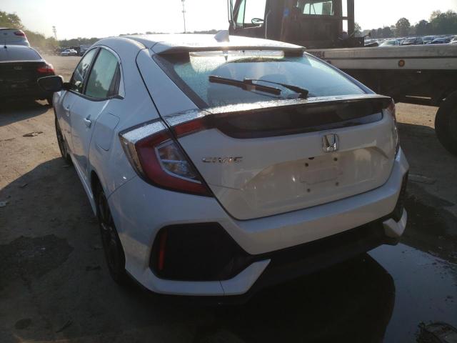 SHHFK7H67KU412764 - 2019 HONDA CIVIC EX WHITE photo 3