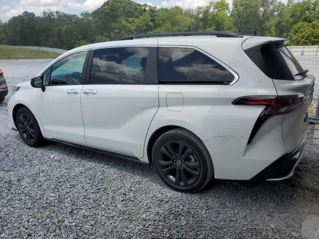 5TDXRKEC3NS100472 - 2022 TOYOTA SIENNA XSE WHITE photo 2