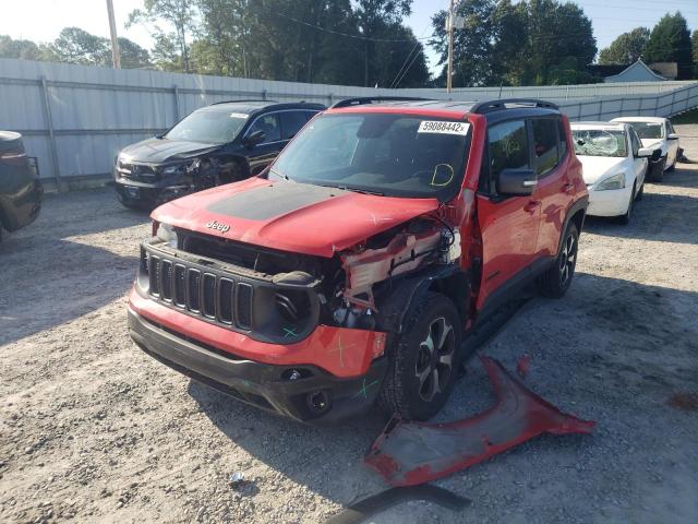 ZACNJBC10KPJ95434 - 2019 JEEP RENEGADE TRAILHAWK RED photo 2