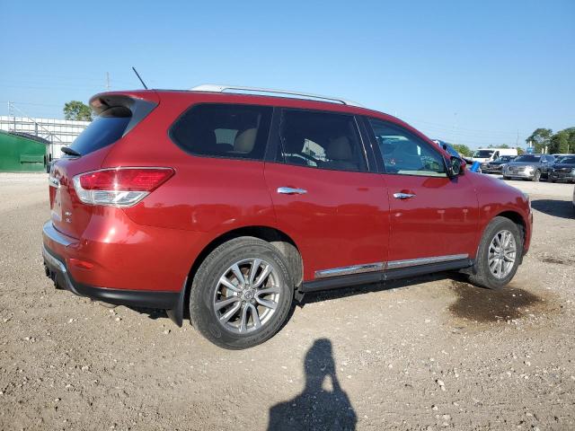 5N1AR2MM9FC600568 - 2015 NISSAN PATHFINDER S RED photo 3