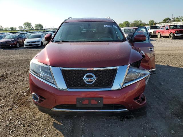 5N1AR2MM9FC600568 - 2015 NISSAN PATHFINDER S RED photo 5