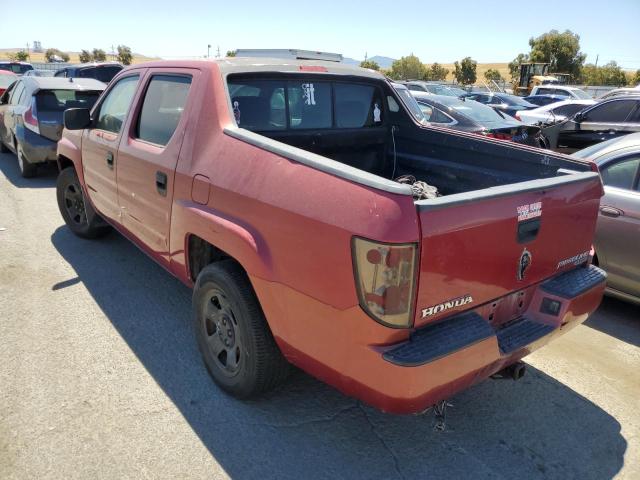 2HJYK16286H552955 - 2006 HONDA RIDGELINE RT RED photo 2