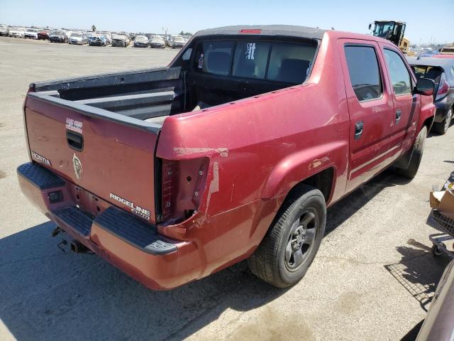 2HJYK16286H552955 - 2006 HONDA RIDGELINE RT RED photo 3