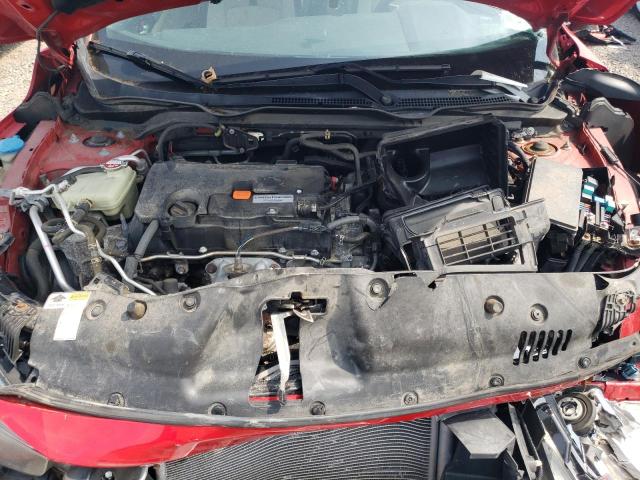 2HGFC4B56GH300070 - 2016 HONDA CIVIC LX RED photo 11