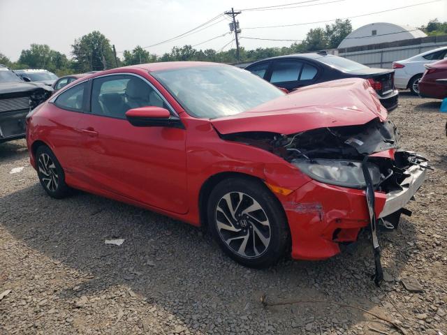 2HGFC4B56GH300070 - 2016 HONDA CIVIC LX RED photo 4