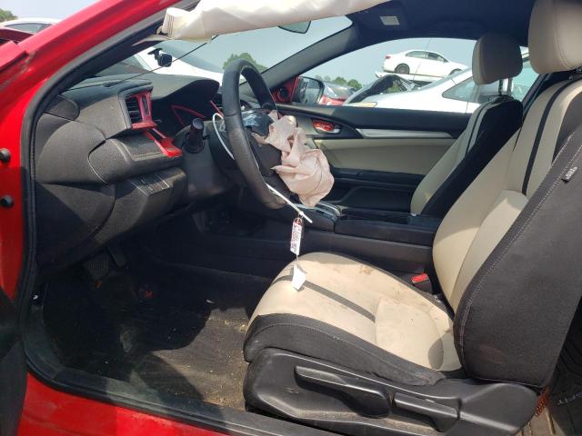 2HGFC4B56GH300070 - 2016 HONDA CIVIC LX RED photo 7