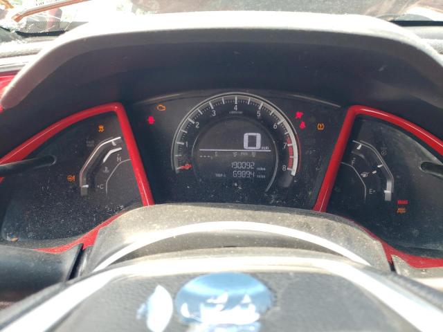 2HGFC4B56GH300070 - 2016 HONDA CIVIC LX RED photo 9