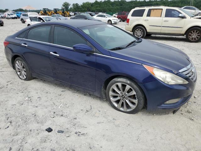 5NPEC4AB4BH178388 - 2011 HYUNDAI SONATA SE BLUE photo 4