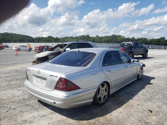 WDBNG70J13A356828 - 2003 MERCEDES-BENZ S 430 SILVER photo 4