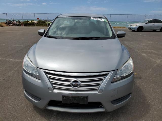 3N1AB7AP8EY332173 - 2014 NISSAN SENTRA S GRAY photo 5