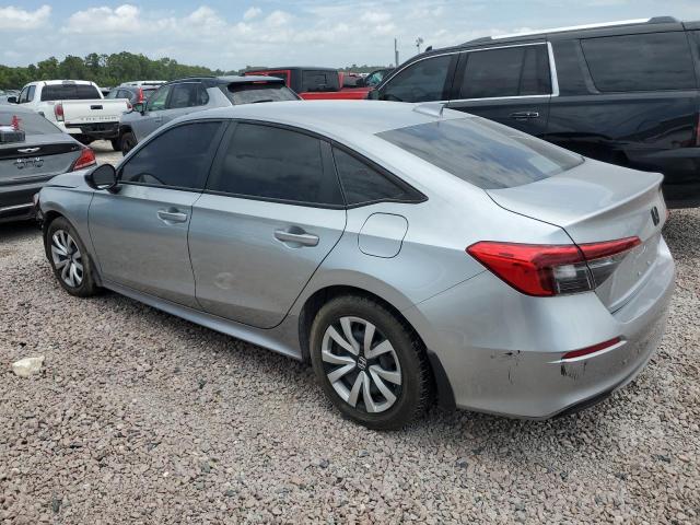 2HGFE2F23NH509116 - 2022 HONDA CIVIC LX SILVER photo 2