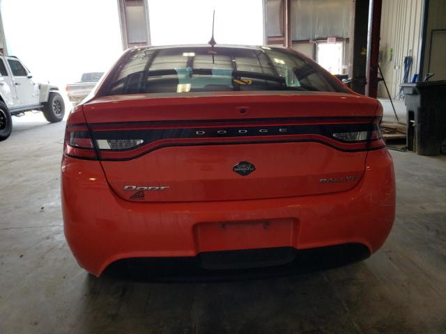 1C3CDFFA1GD791134 - 2016 DODGE DART SXT SPORT ORANGE photo 6