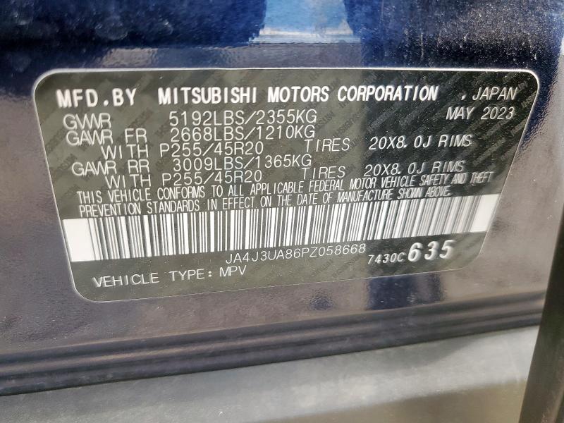 JA4J3UA86PZ058668 - 2023 MITSUBISHI OUTLANDER SE Mavi foto 13