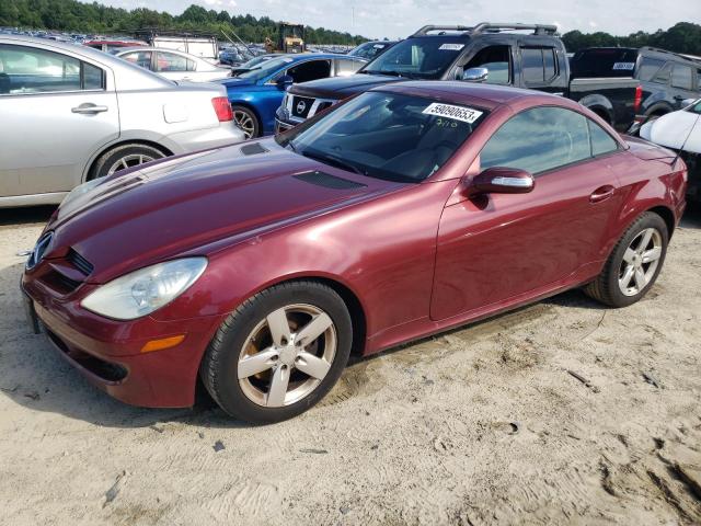 WDBWK54FX8F182961 - 2008 MERCEDES-BENZ SLK 280 BURGUNDY photo 1