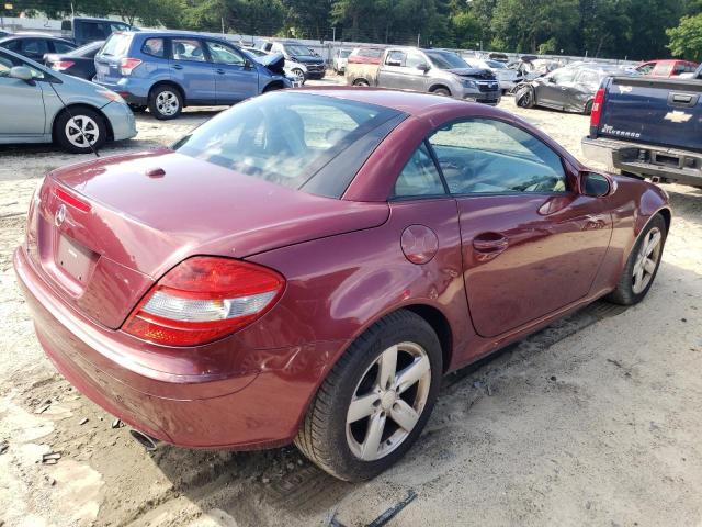 WDBWK54FX8F182961 - 2008 MERCEDES-BENZ SLK 280 BURGUNDY photo 3