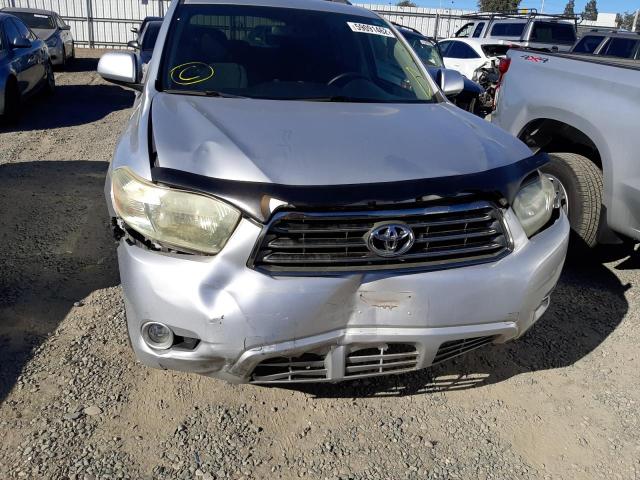 JTEDS43A182042051 - 2008 TOYOTA HIGHLANDER SPORT SILVER photo 9