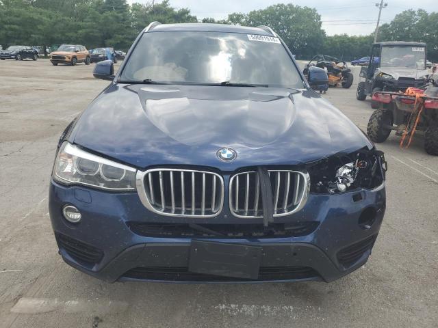 5UXWX9C31H0T20289 - 2017 BMW X3 XDRIVE28I BLUE photo 5