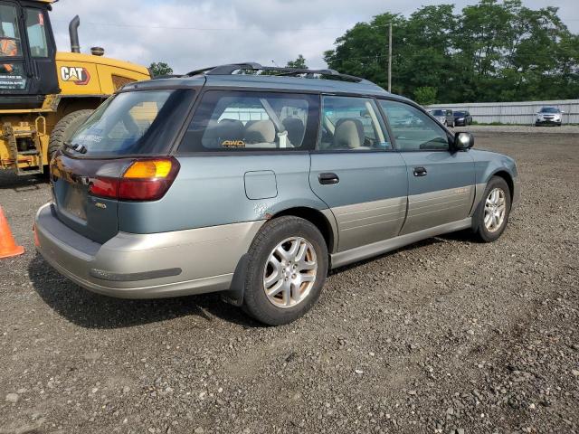 4S3BH675617641524 - 2001 SUBARU LEGACY OUTBACK AWP 青色 照片 3
