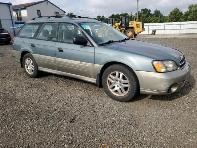 4S3BH675617641524 - 2001 SUBARU LEGACY OUTBACK AWP 青色 照片 4